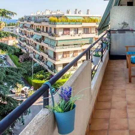 L45 St Marguerite Sea View/ Balcon, Parking Wifi Nice